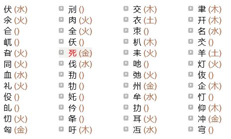 6画的字